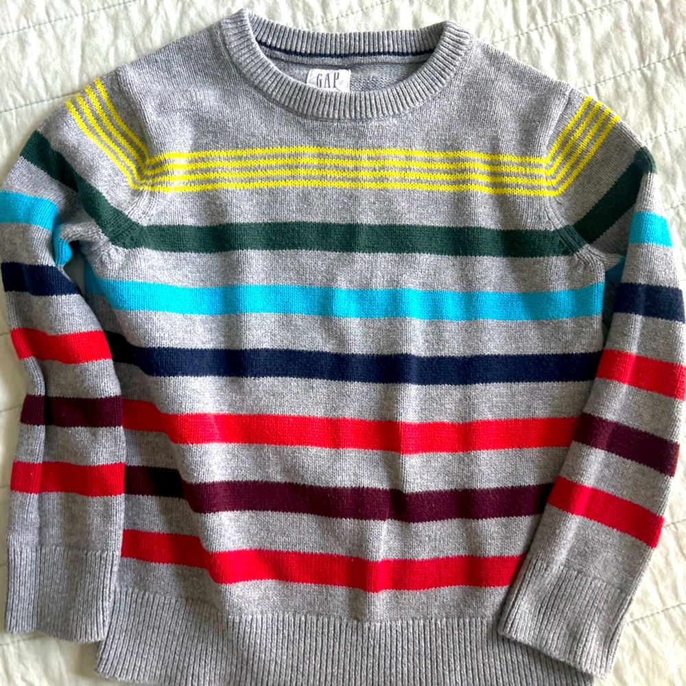 GAP kids Multicolor Striped Sweater